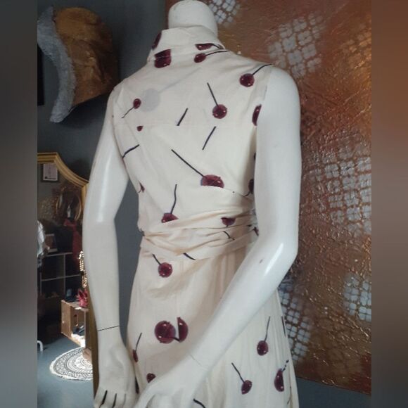 Nwot Zara 100% Cotton Lolipop Print Maxi Dress - Picture 3 of 15